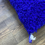 MyTindy Berber Blue Wool Pillow & Cushion, view 4