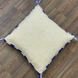 MyTindy Berber Cushion Blue Checkered, view 6