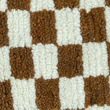 MyTindy Berber Cushion Gold Checkered, view 4