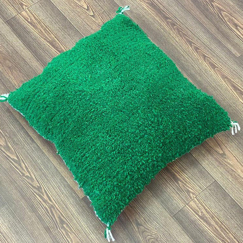 MyTindy Berber Cushion Green | Cozy Decor Accent