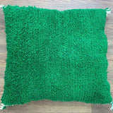 MyTindy Berber Cushion Green | Cozy Decor Accent, view 2