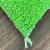 MyTindy Berber Light Green Wool Pillow & Cushion, view 3