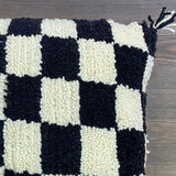 MyTindy Berber Pillow Black Checkered, view 6