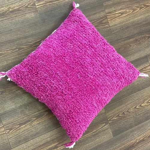 MyTindy Berber Pillow Pink | Cozy Decor Accent