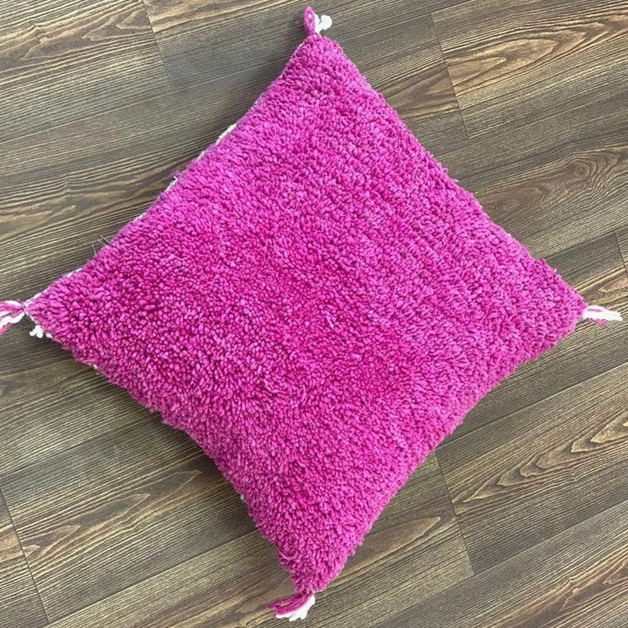 MyTindy Berber Pillow Pink | Cozy Decor Accent