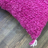 MyTindy Berber Pillow Pink | Cozy Decor Accent, view 4
