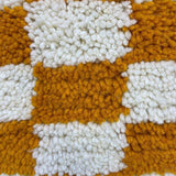 MyTindy Berber Pillow Yellow Checkered, view 5