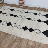 MyTindy Berber Rug 5x8 Ft, Tapis Berbere, Moroccan Rug Hand Knotted, Beni Ourain Rug, All Wool Berber Rug, Custom Rug, Handmade Rug 5x8, view 6
