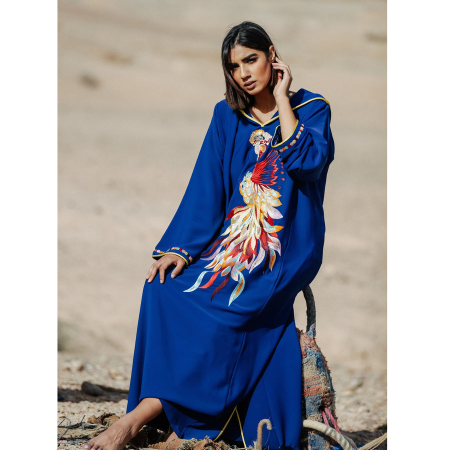 MyTindy Birdy Djellaba Moroccan Dress