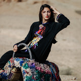 MyTindy Birdy Djellaba Moroccan Dress, view 4