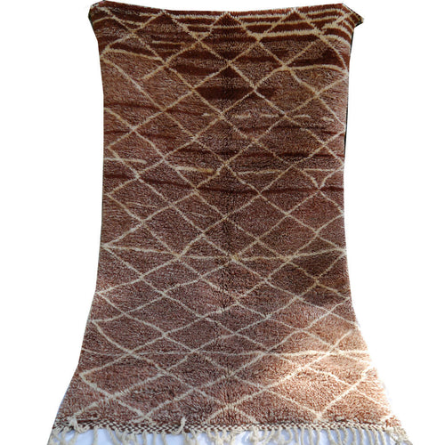 MyTindy Black and Brown Moroccan Rug