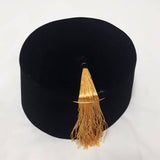 MyTindy Black and Gold Moroccan Hat "Tarbouche", view 2