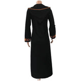 MyTindy Black and Orange Moroccan Djellaba, view 4