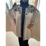 MyTindy Black and White Beaded Cape II, view 2