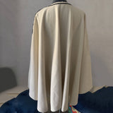MyTindy Black and White Beaded Cape II, view 4