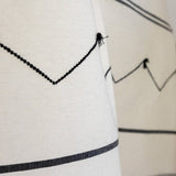 MyTindy Black and White Moroccan Bed Spread, view 3