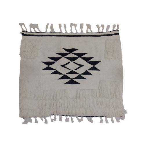 MyTindy Black and White Moroccan Wall Tapestry