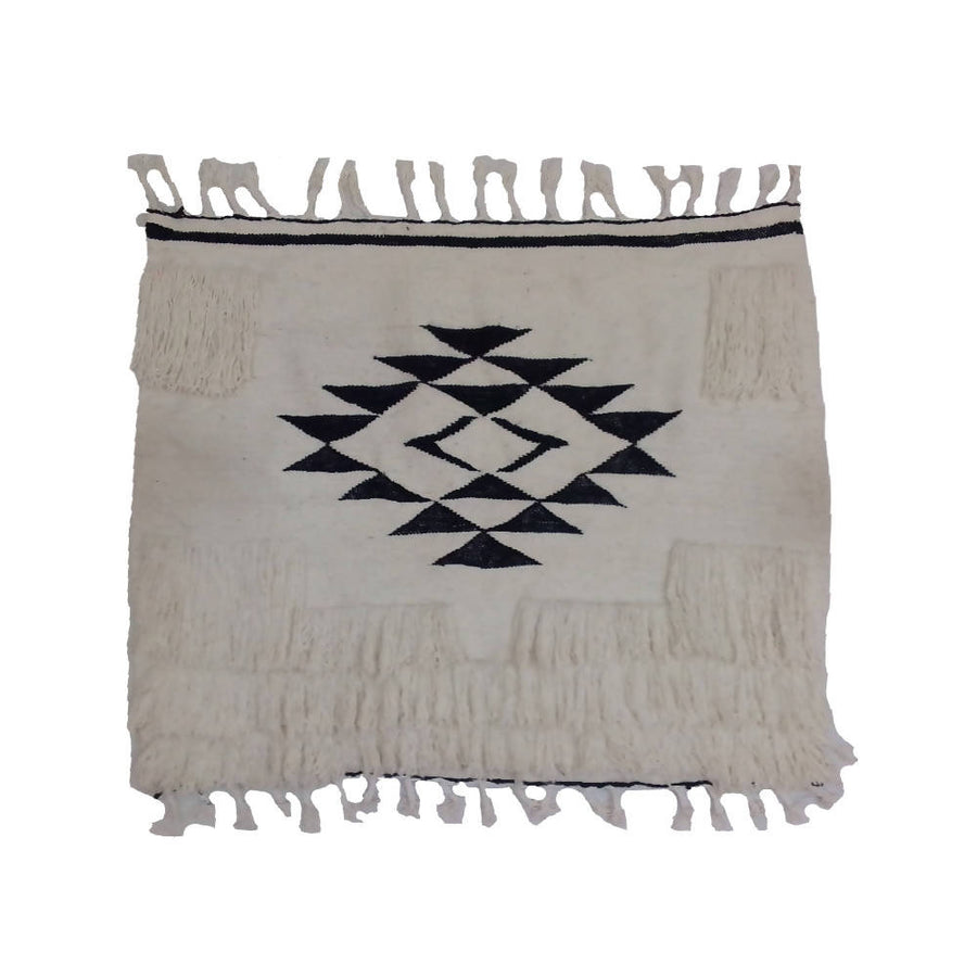 MyTindy Black and White Moroccan Wall Tapestry