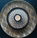 MyTindy Medium Black and White Tajine With Mosaic Patterns II, view 2