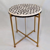MyTindy Black and White Zellige Table, view 2