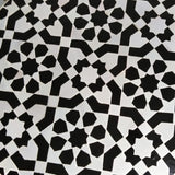 MyTindy Black and White Zellige Table, view 3