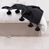 MyTindy Black Cotton Blanket, view 2