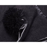 MyTindy Black Cotton Blanket, view 3
