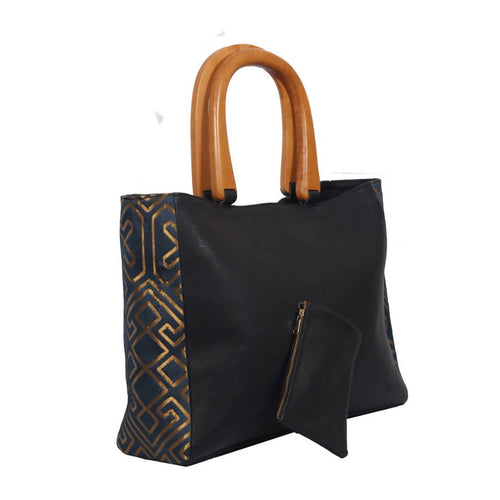 MyTindy Black Leather Bag 06