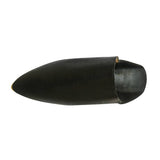 MyTindy Black Grained Leather Moroccan Slippers, view 2