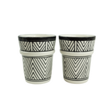 MyTindy Black Lines Patterns Moroccan Cups, view 2