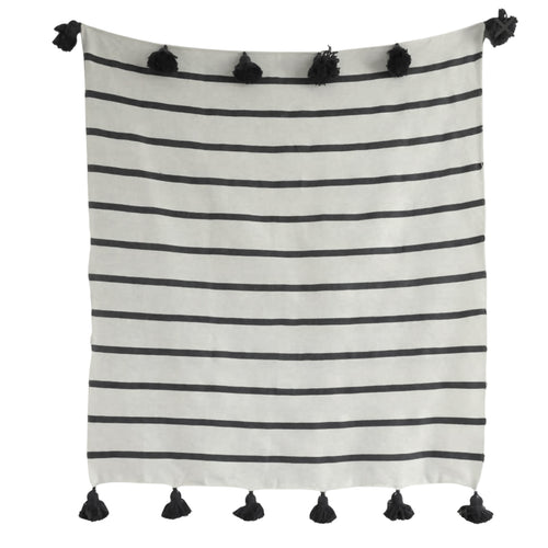 MyTindy Black & White Taghazout Blanket
