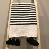 MyTindy Black & White Taghazout Blanket, view 2