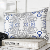 MyTindy BLOOMING FES BLUE Pillowcase, view 4