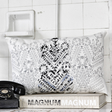 MyTindy BLOOMING FES BLACK Pillowcase, view 4