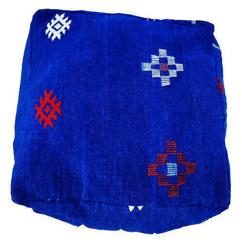 MyTindy Blue Amazigh pouf