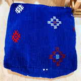 MyTindy Blue Amazigh pouf, view 3