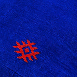 MyTindy Blue Amazigh pouf, view 4