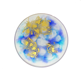 MyTindy Blue and Gold Resin Coasters, view 2