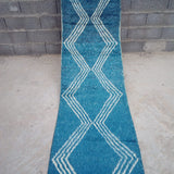 MyTindy Blue and White Ait Ouawzkit Kilim Rug, view 5