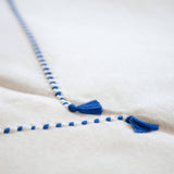 MyTindy Blue and White Moroccan Bed Spread, view 2