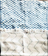 MyTindy Blue and White Moroccan Rug, view 5