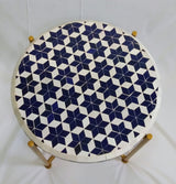 MyTindy Blue and White Zellige Table, view 2
