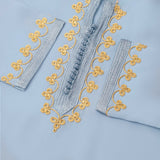 MyTindy Blue Cloudy Moroccan Djellaba for girls kids, view 2
