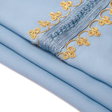 MyTindy Blue Cloudy Moroccan Djellaba for girls kids, view 3