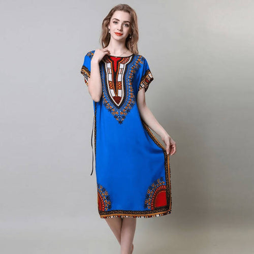 MyTindy Blue Ethnic Dress