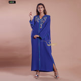 MyTindy Blue & Gold Djellaba, view 2