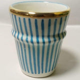 MyTindy Blue & Gold Moroccan Coffee Cup, view 3