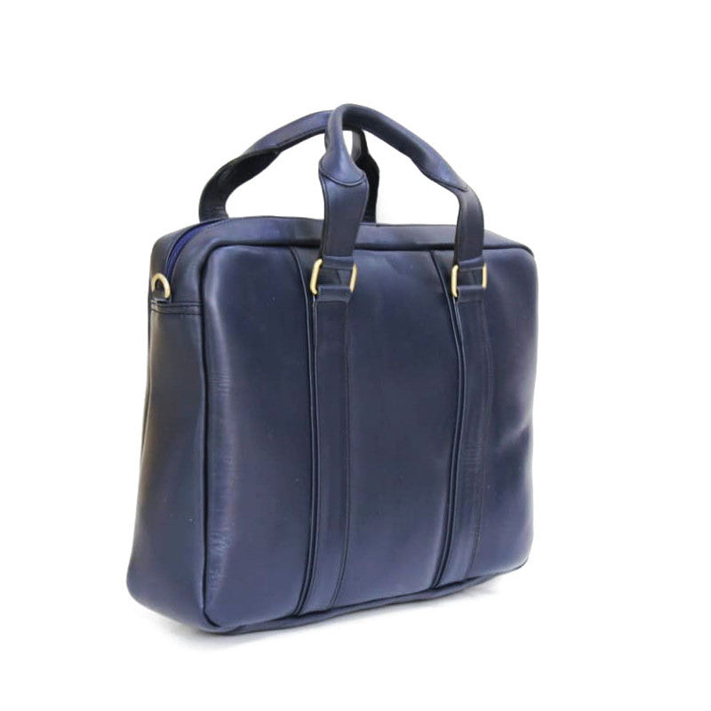 MyTindy Blue handmade leather computer bag
