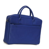 MyTindy Blue handmade leather computer bag, view 3