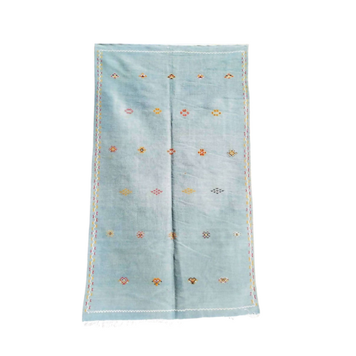 MyTindy Blue Kilim Moroccan Rug